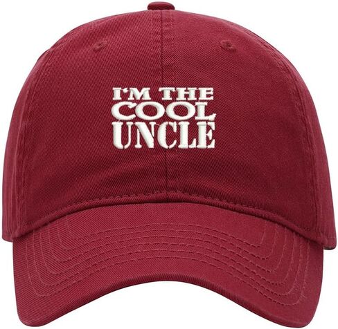 Men's Baseball Cap Cool Uncle Embroidered Washed Cotton Vintage Dad Gifts Hat in Kuwait