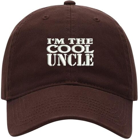 Men's Baseball Cap Cool Uncle Embroidered Washed Cotton Vintage Dad Gifts Hat in Kuwait