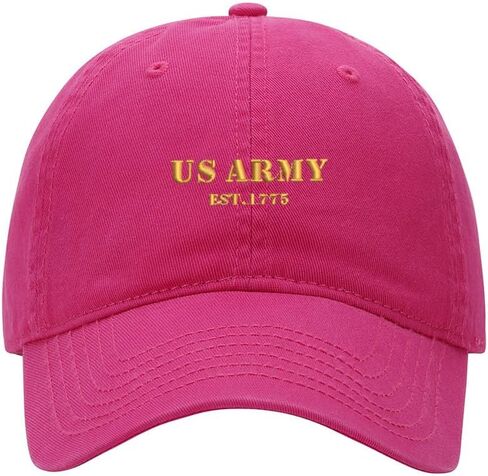 Men's Baseball Cap Army Est 1775 Embroidered Washed Cotton Vintage Dad Gifts Hat in Saudi Arabia