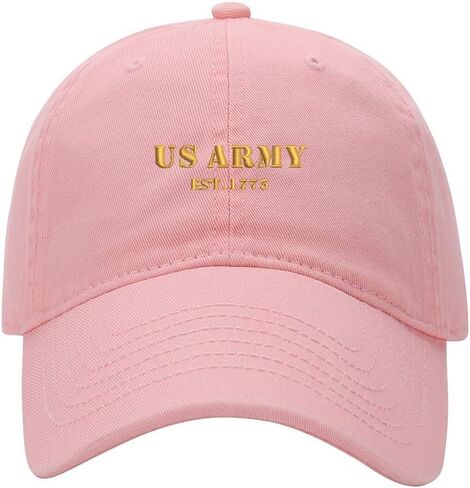 Men's Baseball Cap Army Est 1775 Embroidered Washed Cotton Vintage Dad Gifts Hat in Saudi Arabia