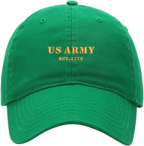 Men's Baseball Cap Army Est 1775 Embroidered Washed Cotton Vintage Dad Gifts Hat in Saudi Arabia