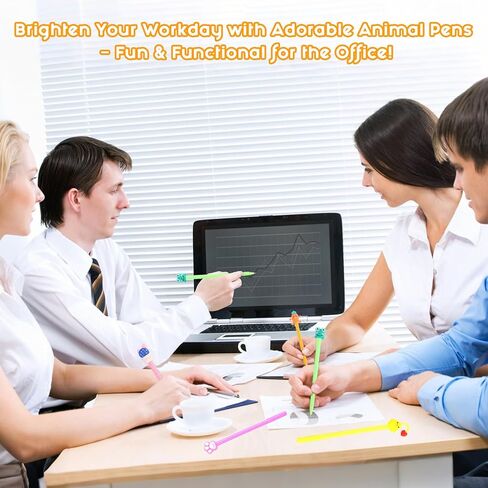 مجموعة أقلام لطيفة مكونة من 140 قطعة - 70 قلم شخصيات ممتعة مع 70 حقيبة أقلام، قلم جل للحيوانات والكرتون للأصدقاء، والمكاتب، وهدايا أعياد الميلاد والكريسماس، وهدايا الحفلات (ملونة) in Kuwait