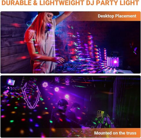 أضواء حفلات DJ Stage - 40W 5IN1 DJ Lights Bee Eye Green&Red أنماط متعددة تأثيرات ستروب عن طريق التحكم عن بعد DMX المنشط بالصوت لحفلات الزفاف والديسكو وحفلات الهالوين وحفلات الرقص في النادي in Kuwait