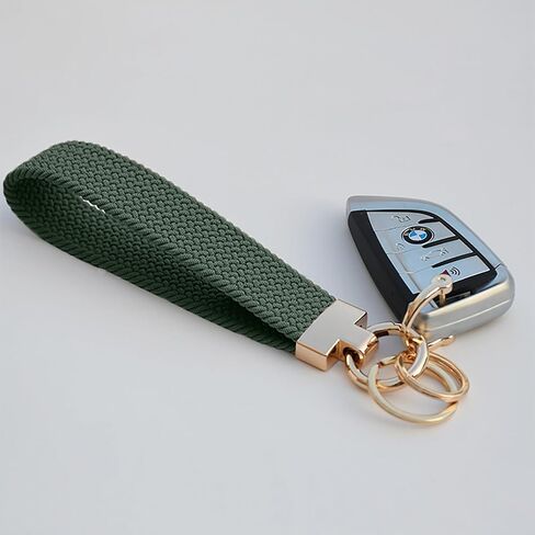 Delphinus Keychain Wristlet, Stretchy Wristlet Keychain, Stretchy Key Chain for Car Keys with 2 Keyrings and D ring Cute Wrist Lanyard for Women Men 6.69 × 0.9 Inch in Kuwait