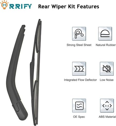 Rear Windshield Wiper Blade Arm Set for Toyota Prius Hatchback 2003-2009 Rear Windsheild Back Wiper Arm and wiper Blade with Cover Assembly in Saudi Arabia