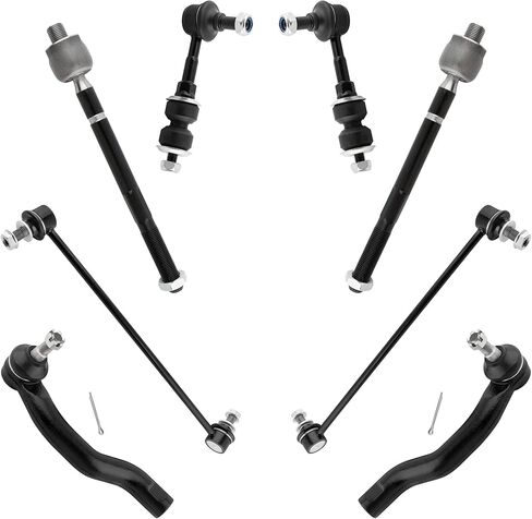 8pcs Front Inner Outer Tie Rod Ends Stabilizer/Sway Bar End Links Driver Passenger Side for Toyota RAV4 2006-2018 K750043 K750257 ES800053 ES800054 EV800328 in Saudi Arabia