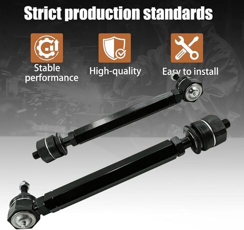 Heavy Duty Tie Rod Ends Kit for 2001-2010 Chevy Silverado/GMC Sierra 2500HD 3500HD 6.6 Duramax Diesel LB7 LLY LBZ LMM, for Hummer H2 2001-2010, KRTR10 Front Left Right Inner & Outer Tie Rod Kits in Kuwait