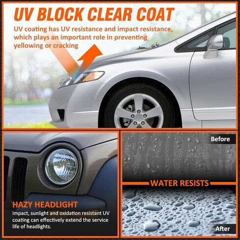 Headlights Assembly for 2002 2003 2004 Liberty Compatible with 02 03 04 Liberty Halogen Headlight Chrome housing Replacement Driver and Passenger Side in Kuwait