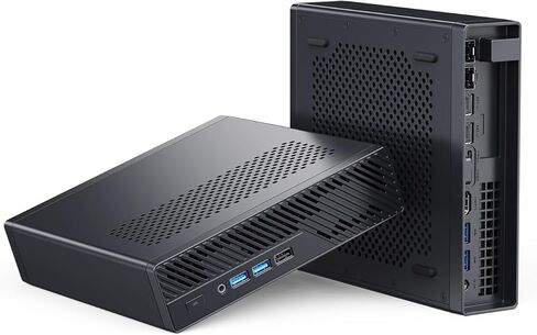 MINISFORUM MS-01 Mini Workstation Core i9-13900H Barebone Version Mini PC, HDMI + 2xUSB4 8K Display, 2x10G SFP+ Port, 2x2.5G LAN Port, Support M.2 2280/22110/U.2 SSD/RTX 3050 Graphics Cards in Kuwait