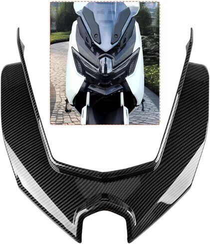 Generic Headlight Upper Panel Cover Replacement for Nmax 155 V3 Housing Black Cover Front Fairing Sturdy Shock Resistant in Saudi Arabia