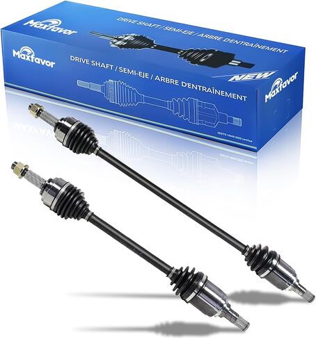 Maxfavor Pair (2) Front CV Axle CV Joint Drive Axle Shaft Assembly Replacemente for 2009 2010 2011 Nissan Versa 1.6L L4 Driver and Passenger Side NCV53009 NCV53008 in Saudi Arabia