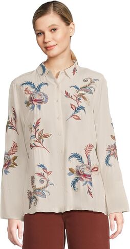Johnny was Women's Vintage Button Down Shirt in Saudi Arabia
