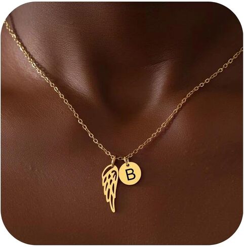 Angel Wings Necklace Memorial Gift, Hug from Heaven Gift，Passed Dad Passed Mom Keepsake Sympathy Condolence Gift in Saudi Arabia