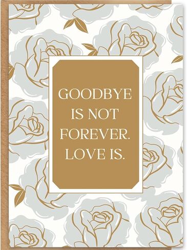 Sympathy Card with Premium Envelope, 8x5.3 Inches, Double-Sided in Saudi Arabia