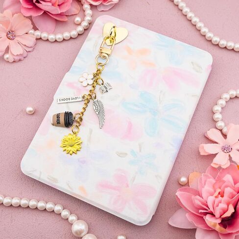 Kindle Charms Chain Gold Kindle Accessories For E-Reader/Phone/Paperwhite Book Lover Gifts For Women Cute Bag Charm For Girls Bookish Item Gifts For Birthday in Saudi Arabia