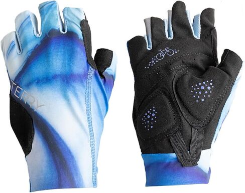 Terry Cycling Gloves, Soleil Half Finger Padded Bike Gloves for Women Biking UPF 50+ Sun Protection Short Finger Glove in Kuwait