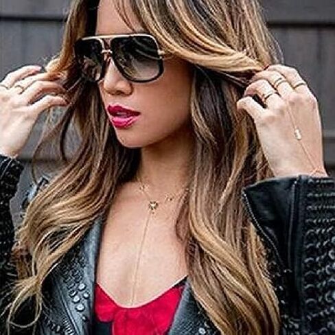 GALAXYLENSE Tony Stark Peter Parker Edith Retro Vintage Squared Glasses - Iron Men Spider Men Sunglasses - 3 Color Lens in Saudi Arabia