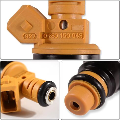 مجموعة مكونة من 8 حاقن وقود - متوافق مع مركبات فورد ولينكولن وميركوري - 4.6 لتر 5.0 لتر 5.4 لتر 5.8 لتر - E150، E250، E350، F150، F250، F350، موستانج - استبدال الجزء 0280150943، 0280150939، 0280150909 in Kuwait