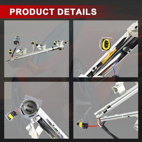 Fuel Injector Wiring Harness Compatible with International Navistar DT466 DT530 DT466E Engine, Harvester 1994-2003, Genesis RE 1996-2002 Replaces 1807455C92 1889905C92 in Kuwait