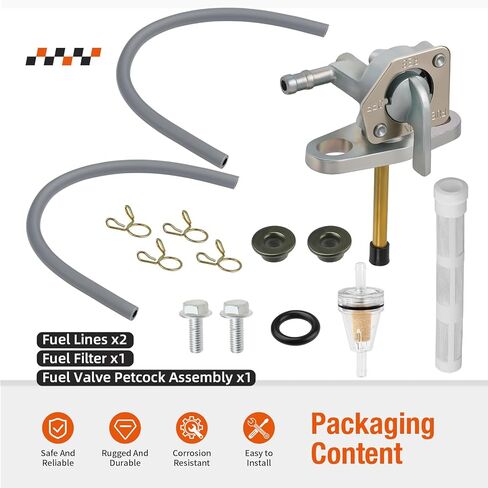 Fuel Valve Petcock Tank Switch W/Lines For Honda CRF XR 50 70 80 100 CRF150 CRF230 XR350R XR600R 1985-1997 16950-GN1-871 in Saudi Arabia