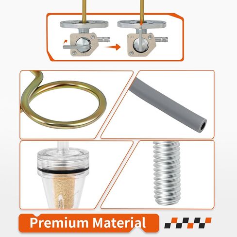 Fuel Valve Petcock Tank Switch W/Lines For Honda CRF XR 50 70 80 100 CRF150 CRF230 XR350R XR600R 1985-1997 16950-GN1-871 in Saudi Arabia