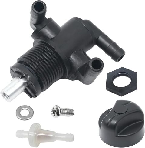 MDEOOSKY 7052161 3 Way Fuel Tank Valve Petcock Replacement for Polaris Sportsman Magnum ATP Xplorer Trail Worker Xpedition With Knob NUT, Replaces 5432559 in Saudi Arabia