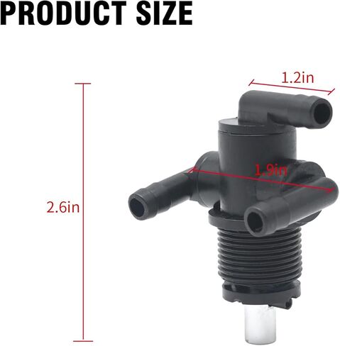 MDEOOSKY 7052161 3 Way Fuel Tank Valve Petcock Replacement for Polaris Sportsman Magnum ATP Xplorer Trail Worker Xpedition With Knob NUT, Replaces 5432559 in Saudi Arabia