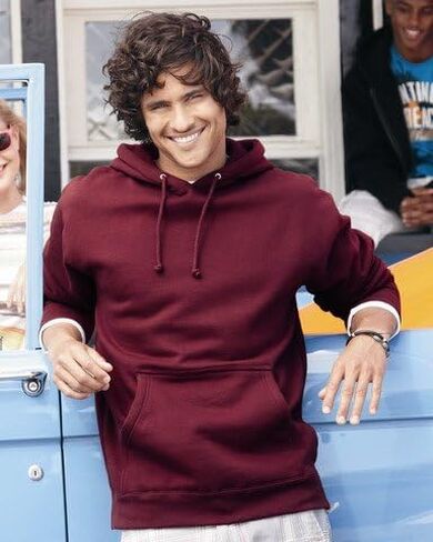 Independent Trading Co. Hooded Pullover Sweatshirt 2XL Maroon in Saudi Arabia
