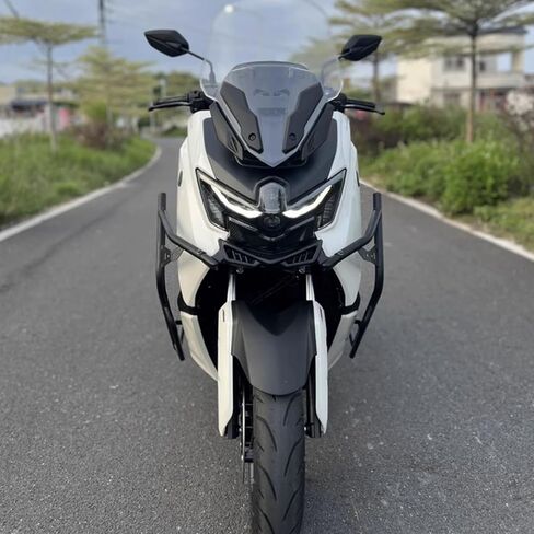 لـ NMAX155 NMAX 155 nmax155 2025 شريط حماية من الفولاذ الكربوني للدراجات النارية، شريط حماية الجسم، مضاد للسقوط، واقيات المحرك المصد للتصادم in Kuwait