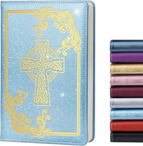 LBWCER Cross Journal for Women,Christian Gifts for Women,200 Pages, A5 Hardcover Leather Journals for Writing,School,Travel,Business,Work,Home (Cross Purple) in Kuwait