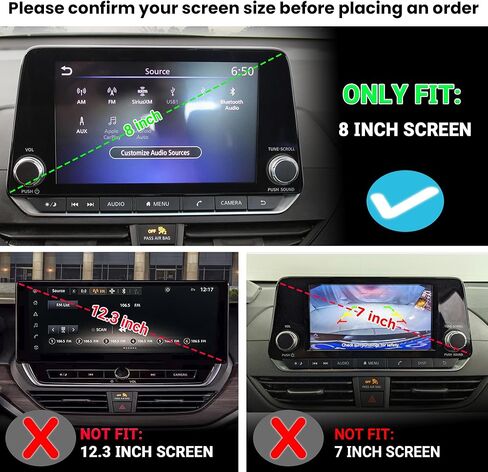 Center Console Organizer Dashboard Tray Compatible with 2019-2025 Nissan Altima 2.5 (Platinum/SL/SR/SV/S) Screen Accessories, Dashboard Storage Box (Only Fit 8 inch Screen) in Saudi Arabia
