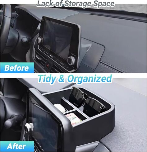 Center Console Organizer Dashboard Tray Compatible with 2019-2025 Nissan Altima 2.5 (Platinum/SL/SR/SV/S) Screen Accessories, Dashboard Storage Box (Only Fit 8 inch Screen) in Saudi Arabia