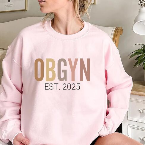 Personalized OBGYN Nurse Sweatshirt, Custom Obstetrics Nurse Shirt, Gift for Gynecology Nurse, Gift for Women's Health Nurse in Saudi Arabia