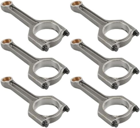 مجموعة مكابس وخواتم العمود المرفقي مع طقم قضيب توصيل لمحرك N55 3.0L متوافق مع X1 X4 X5 X6 135i 535i 640i 335i 435i N55B30 N55B30A in Kuwait