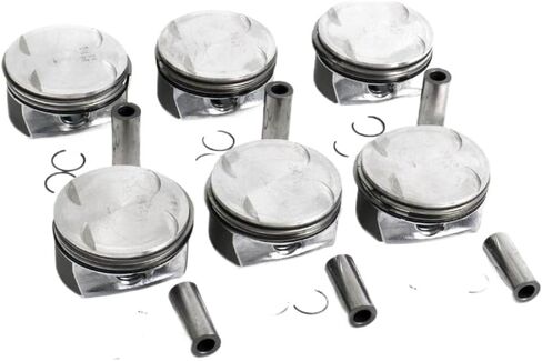 6 قطعة مجموعة حلقات المكبس 92.9 مللي متر مع دبوس 22 مللي متر متوافق مع محرك CLK350 C350 E350 GLK350 M272 3.5L V6 in Kuwait