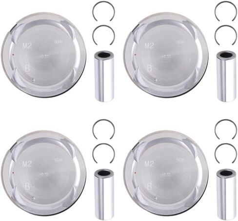 Piston Ring Kit 23041-2E000 With Pins And Rings +0.50MM Compatible With Soul 2.0L Models 2014-2019 in Kuwait