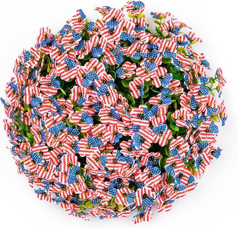 1pc Eucalyptus Stars and Stripes Wreath Artificial Greenery Wreath UV Resistant Hanging on Walls or Tabletop Display an Indispensable Premium Decor Piece (18in) in Saudi Arabia