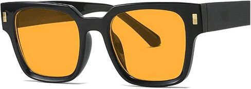 Popular and fashionable square sunglasses for women's retro transparent gradient lenses UV400 for men in Saudi Arabia