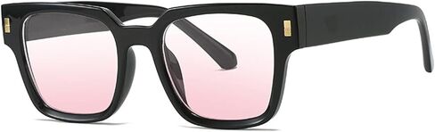 Popular and fashionable square sunglasses for women's retro transparent gradient lenses UV400 for men in Saudi Arabia