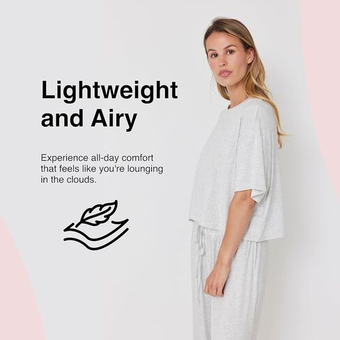 بلوزة قصيرة من BUMPSUIT للنساء - تي شيرتات قصيرة الأكمام، بلوزة كاجوال للجيم الرياضي برقبة دائرية | تي شيرت يوجا ناعم يشبه الصندوق in Kuwait