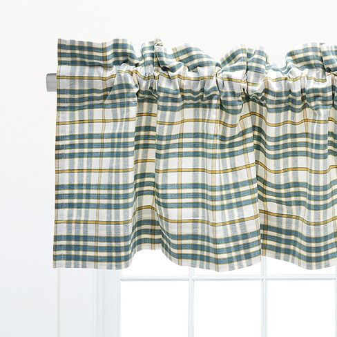 ستارة معالجة نافذة واحدة من القطن بنسبة 100% من C&F Home Simmons مقاس 38.1 سم × 182.88 سم لجميع المواسم، متعددة الاستخدامات، عيد القديس باتريك، غرفة المزرعة، غرفة النوم، المطبخ، غرفة المعيشة، ديكور ممتاز يمكن غسله في الغسالة in Kuwait