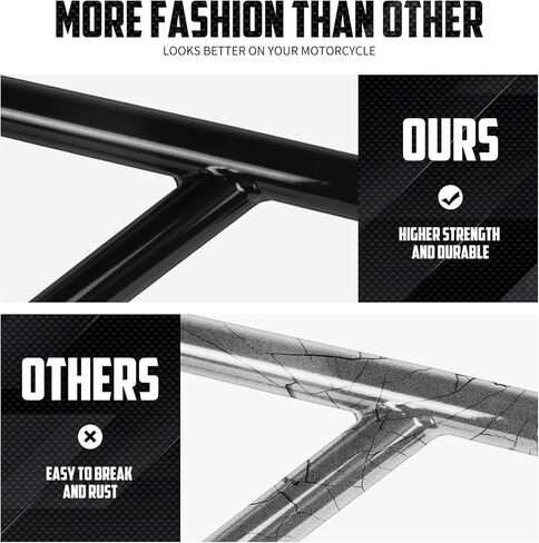 واقي المحرك من الصدمات على الطريق السريع الأمامي واقي القدم مناسب لدراجة Harley Softail Fat Boy FLFB/S Street Bob Low Rider Breakout Deluxe 2018-2025 in Kuwait