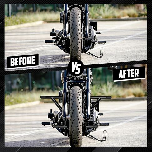 واقي المحرك من الصدمات على الطريق السريع الأمامي واقي القدم مناسب لدراجة Harley Softail Fat Boy FLFB/S Street Bob Low Rider Breakout Deluxe 2018-2025 in Kuwait