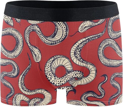 ZZKKO Men's Underwear Briefs Tattoo Snakes Vintage Print Men's Boxer Briefs,Trunks Underwear for Men S in Saudi Arabia