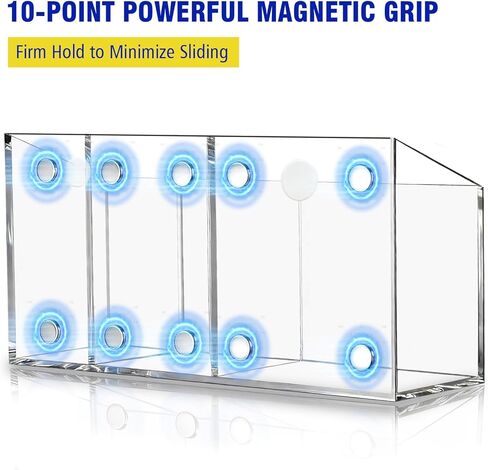 حامل أقلام مغناطيسي للمسح الجاف للسبورة البيضاء، حامل أقلام مغناطيسي مضاد للانزلاق لثلاجة الثلاجة، حامل أقلام أكريليك لمعلم الفصل الدراسي، ملحقات مكتب المكتب، منظم الخزانة in Kuwait