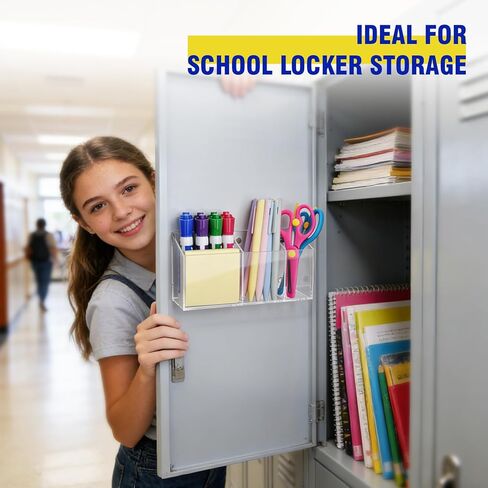 حامل أقلام مغناطيسي للمسح الجاف للسبورة البيضاء، حامل أقلام مغناطيسي مضاد للانزلاق لثلاجة الثلاجة، حامل أقلام أكريليك لمعلم الفصل الدراسي، ملحقات مكتب المكتب، منظم الخزانة in Kuwait