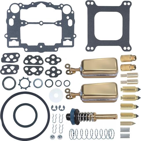 Carburetor Rebuild Kit Compatible for Edelbrock 1406 Rebuild Kit,Compatible for Edelbrock 1405 1407 1408 1409 1410 1411 With Bowl Cover Gasket in Saudi Arabia