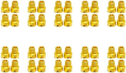 40 Pack (10-32) For Holley Carburetor AIR BLEEDS Assortment Kit .025 in.-.070 in. in Saudi Arabia