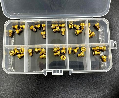 40 Pack (10-32) For Holley Carburetor AIR BLEEDS Assortment Kit .025 in.-.070 in. in Saudi Arabia