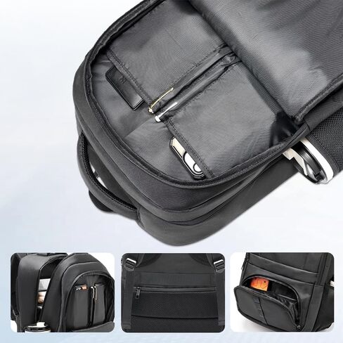 Travel Laptop Backpack, 40L Water-Resistant & Durable Business Backpack, Airline-Approved for Carry-On, Fits 17.3-inch Laptops, Suitable for School & Daily Commute in Saudi Arabia